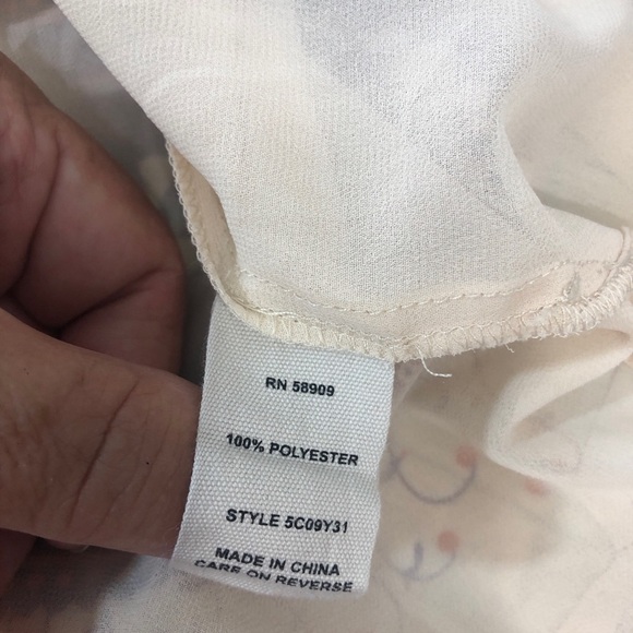 Chelsea & Violet Lined Multicolored Sleeveless Top Small - Picture 9 of 11